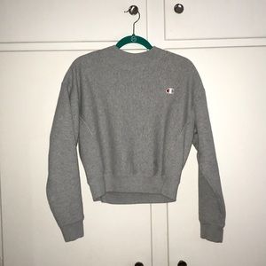 Champion Reverse Weave Gray Steatshirt